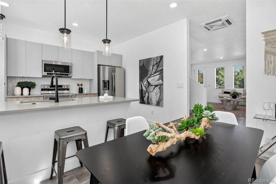 Dining Area With Kitchen Second Floor