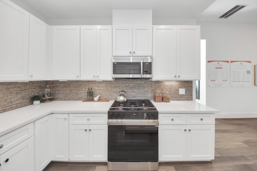 Furnished interior view inside a new home in Carver Landing, Houston (Image 12).