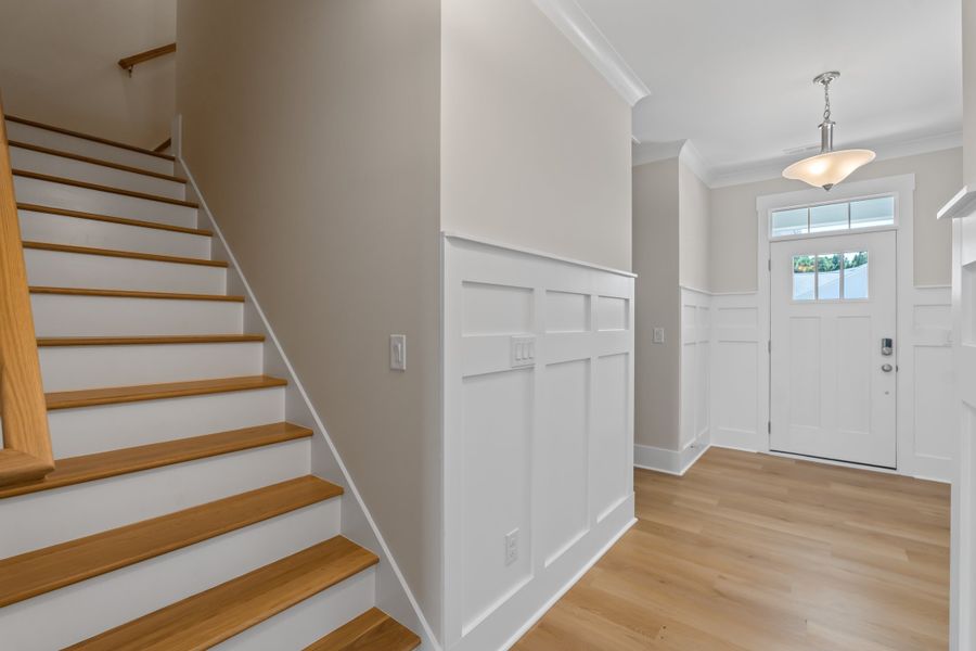 Representative unfurnished interior of a home built from the Marshall by Bill Clark Homes in Riverside Cove, Wilmington (Image 26).
