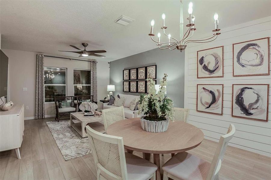 Furnished interior view inside a new home in , Haines City (Image 11). Furnished interior view inside a new home in , Haines City (Image 11).