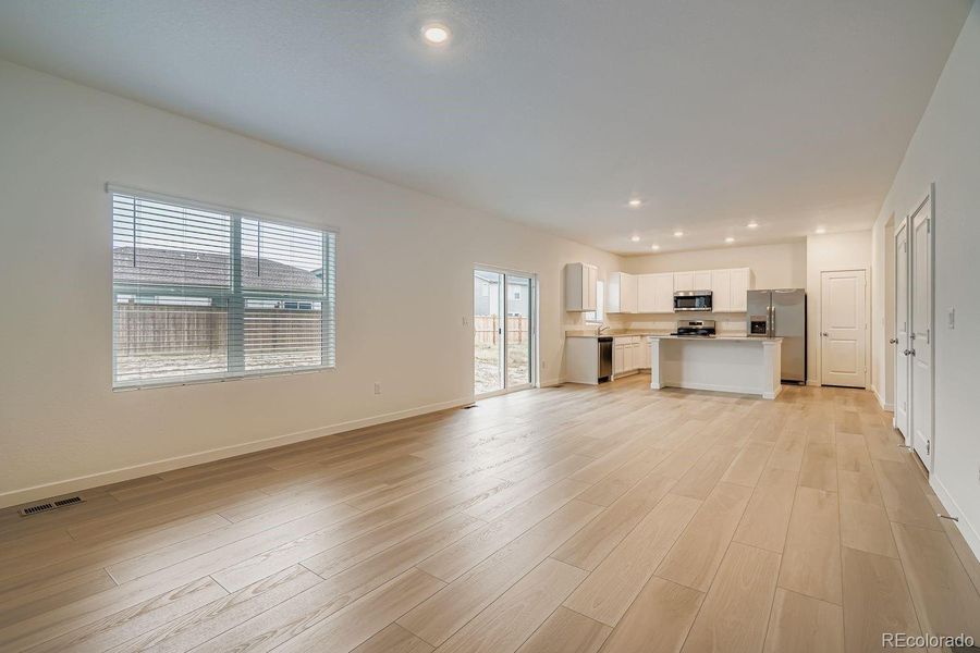 Spacious, unfurnished interior of a new home in Eastcreek Farm: The Camden Collection, Thornton (Image 11).
