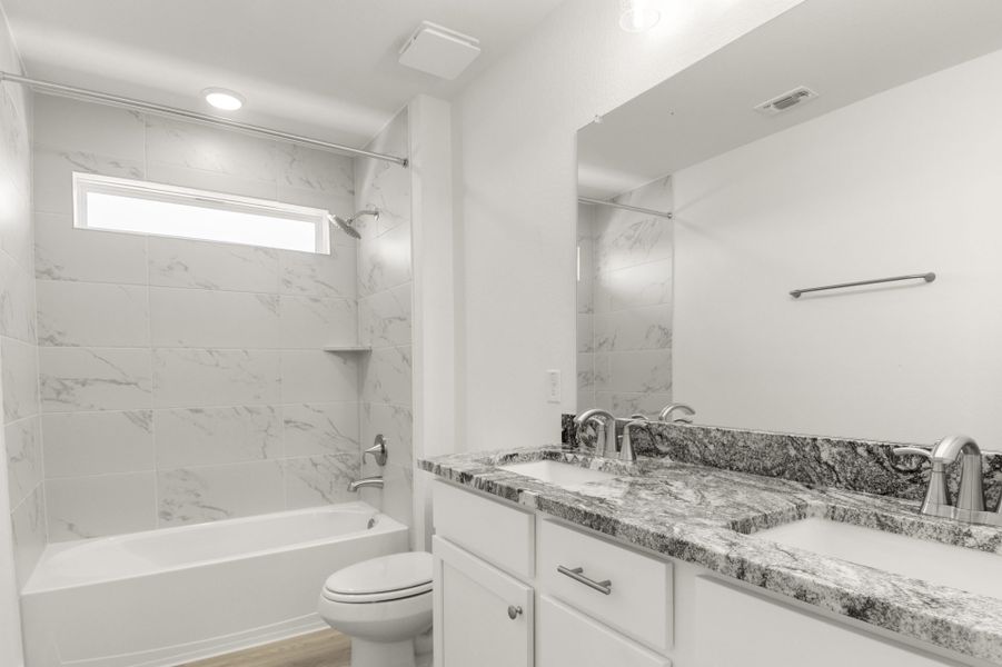 Furnished interior view inside a new home in Easton Park, Austin (Image 20).