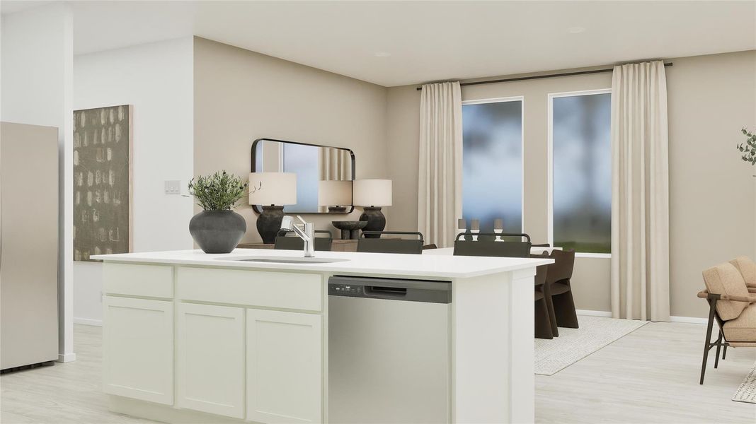 Furnished interior view inside a new home in Binford Creek, Waller (Image 5).