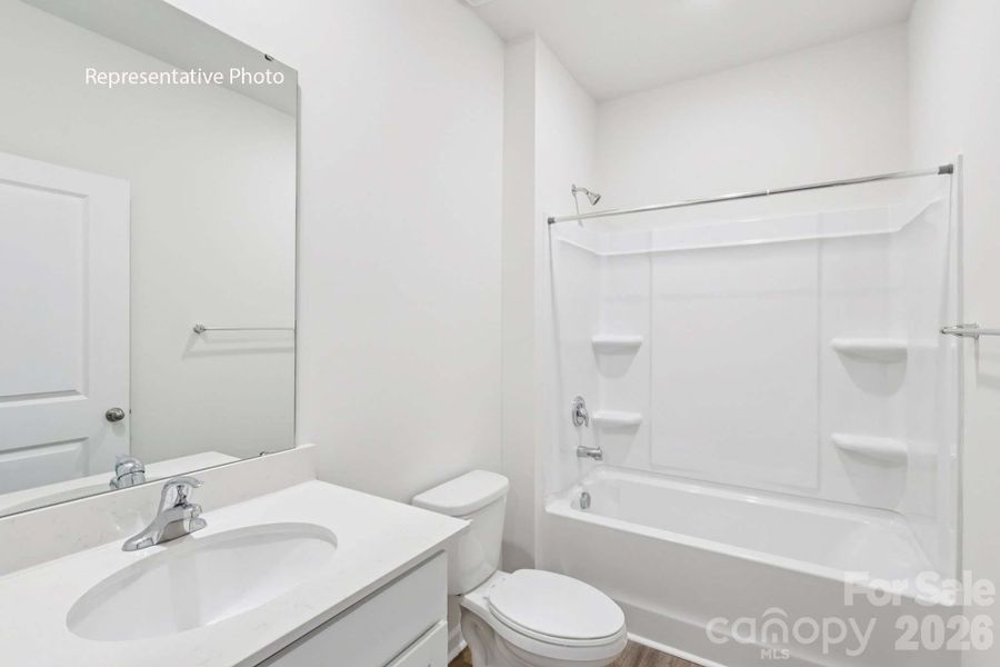 Furnished interior view inside a new home in Secrest Commons, Monroe (Image 13).