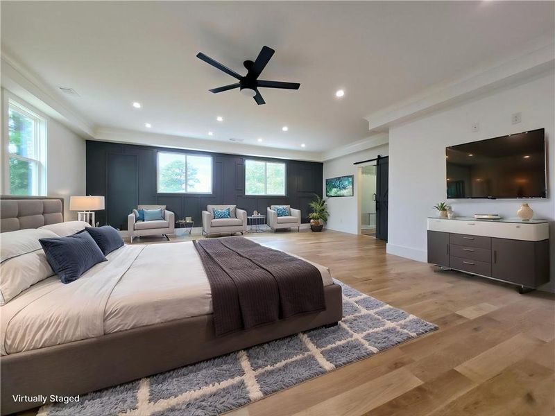 Furnished interior view inside a new home in , Atlanta (Image 42). Furnished interior view inside a new home in , Atlanta (Image 42).