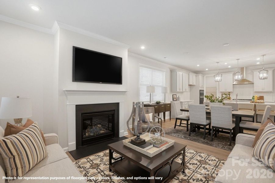 Photo is for representation purposes of floorplan only - colors, finishes, and options will vary