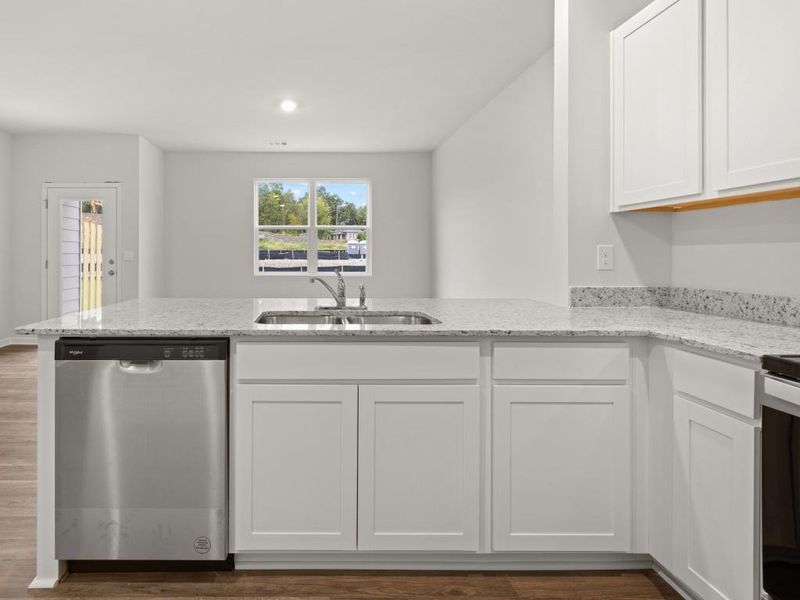 Furnished interior view inside a new home in Woodbury Park, Atlanta (Image 10). Furnished interior view inside a new home in Woodbury Park, Atlanta (Image 10).