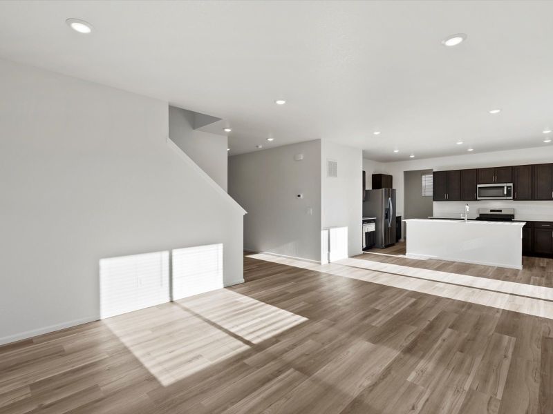 Spacious, unfurnished interior of a new home in Paint Brush Hills, Peyton (Image 9). Spacious, unfurnished interior of a new home in Paint Brush Hills, Peyton (Image 9).