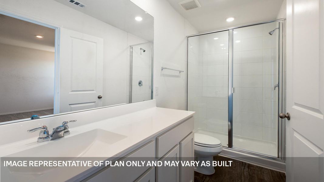 Furnished interior view inside a new home in Valverde, Bastrop (Image 7).