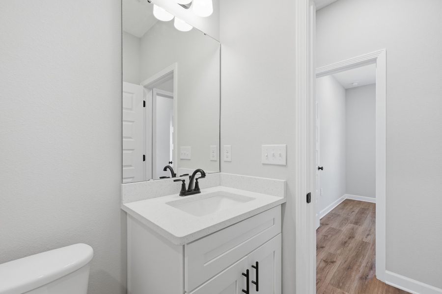 Furnished interior view inside a new home in Southern Charm, Crestview (Image 6).