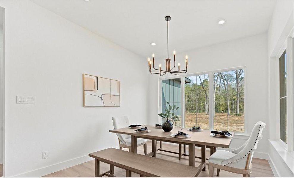 Furnished interior view inside a new home in , Conroe (Image 16).