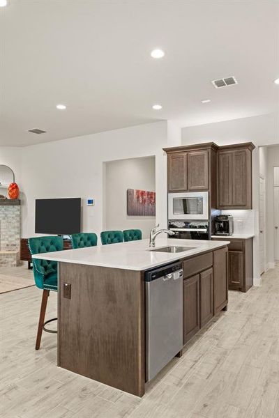 Furnished interior view inside a new home in Timberbrook, Justin (Image 11).