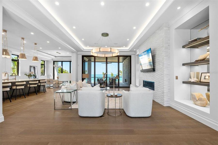 Furnished interior view inside a new home in , Sarasota (Image 41).