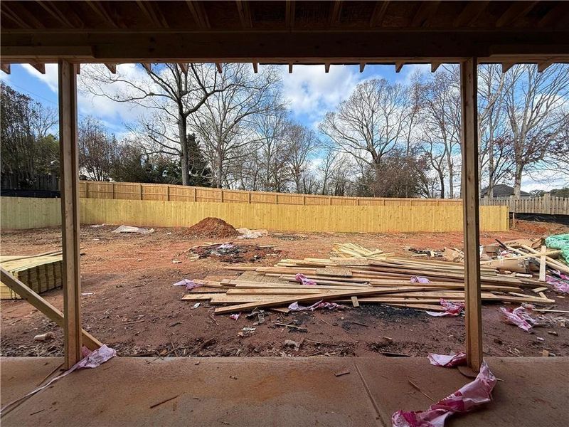 In-progress construction of a new home in , Lawrenceville, GA (Image 48).