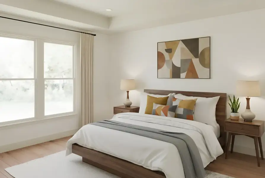 Furnished interior view inside a new home in Stonehaven, Winder (Image 24).