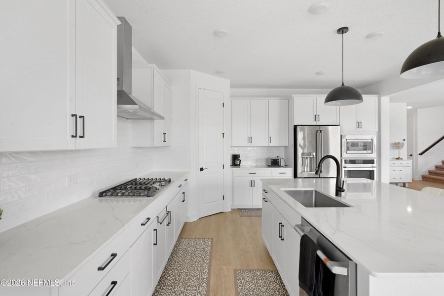 Furnished interior view inside a new home in TrailMark, St. Augustine (Image 36).