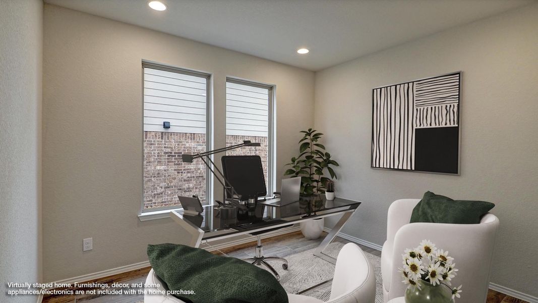 Representative furnished interior of a home built from the 2399W by Perry Homes in Santa Rita Ranch Tierra Rosa, Liberty Hill (Image 6).