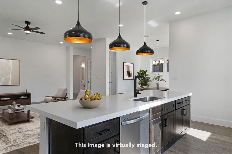 Furnished interior view inside a new home in , Garland (Image 15).
