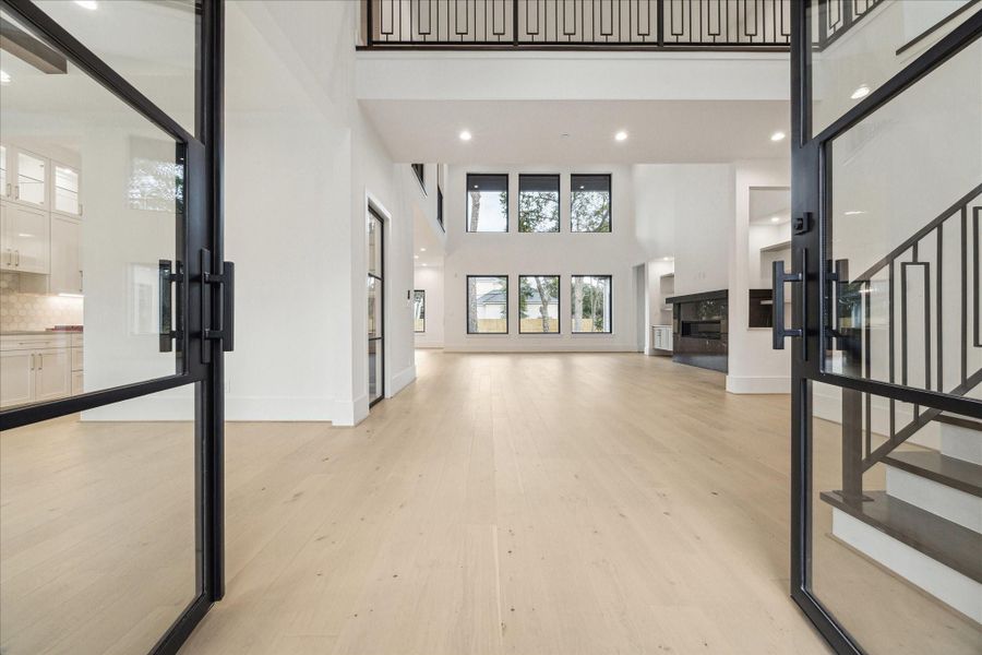 Double Door entrance to grand foyer Double Door entrance to grand foyer