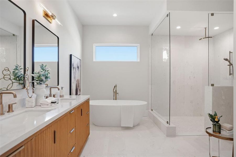 Furnished interior view inside a new home in , Tampa (Image 41).