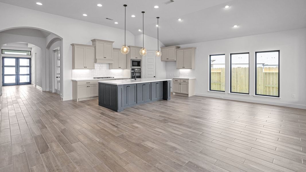 Furnished interior view inside a new home in Artavia, Conroe (Image 8).