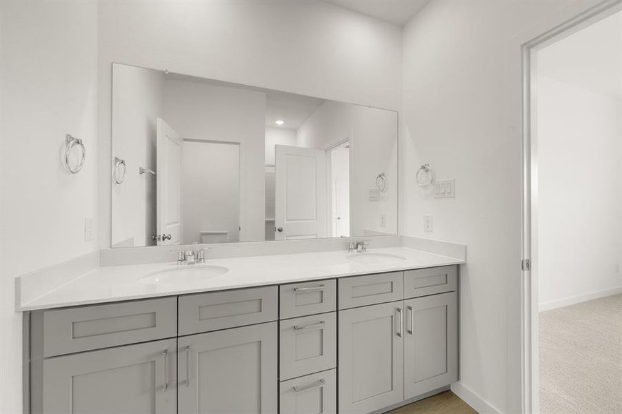 Furnished interior view inside a new home in The Pointe at Capp Smith Lake, Watauga (Image 11).