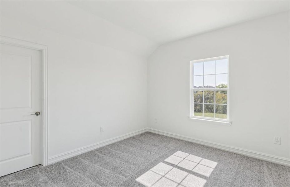 Comfortable secondary bedroom with generous closet space Comfortable secondary bedroom with generous closet space