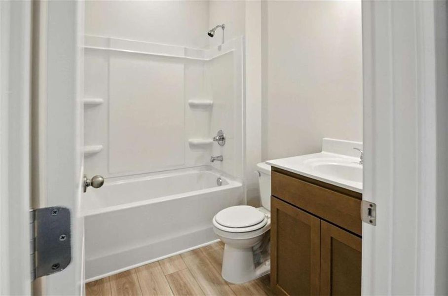 Furnished interior view inside a new home in Creekside Landing, Dallas (Image 16).