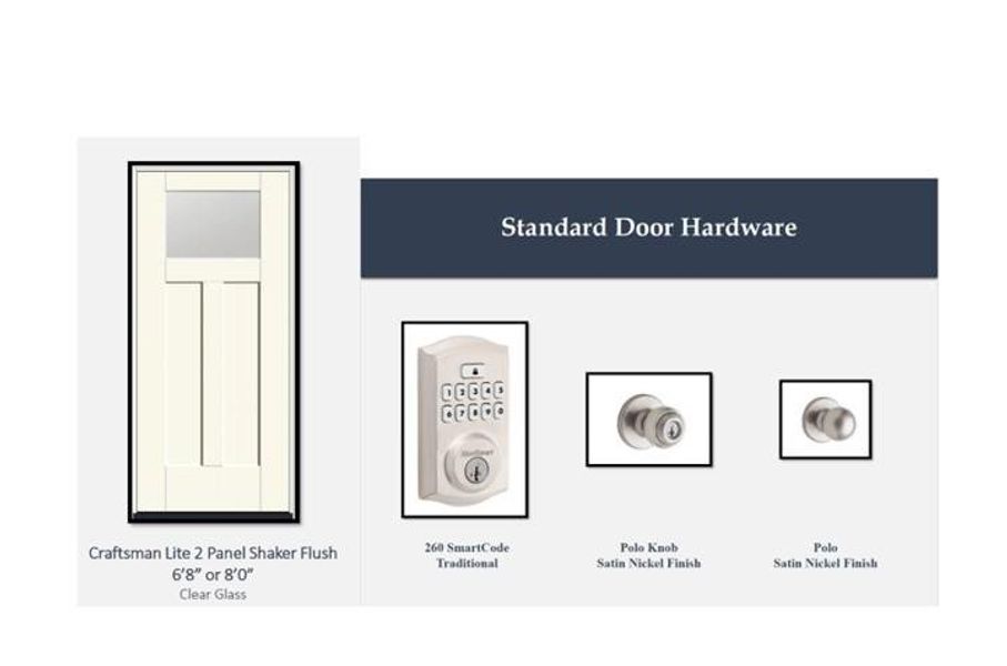 Sample of building materials used in homes in Laurel Landing, Alvin (Image 5).