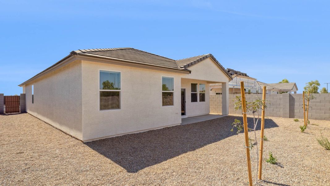 Exterior details and patio area of a home in Del Rio Ranch, Avondale (Image 2). Exterior details and patio area of a home in Del Rio Ranch, Avondale (Image 2).