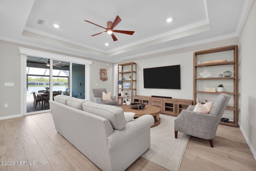 Furnished interior view inside a new home in , Ponte Vedra (Image 20).