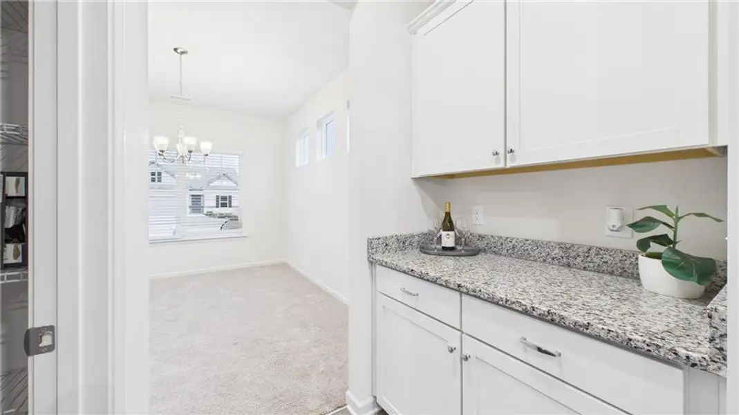 Furnished interior view inside a new home in , Cartersville (Image 6).