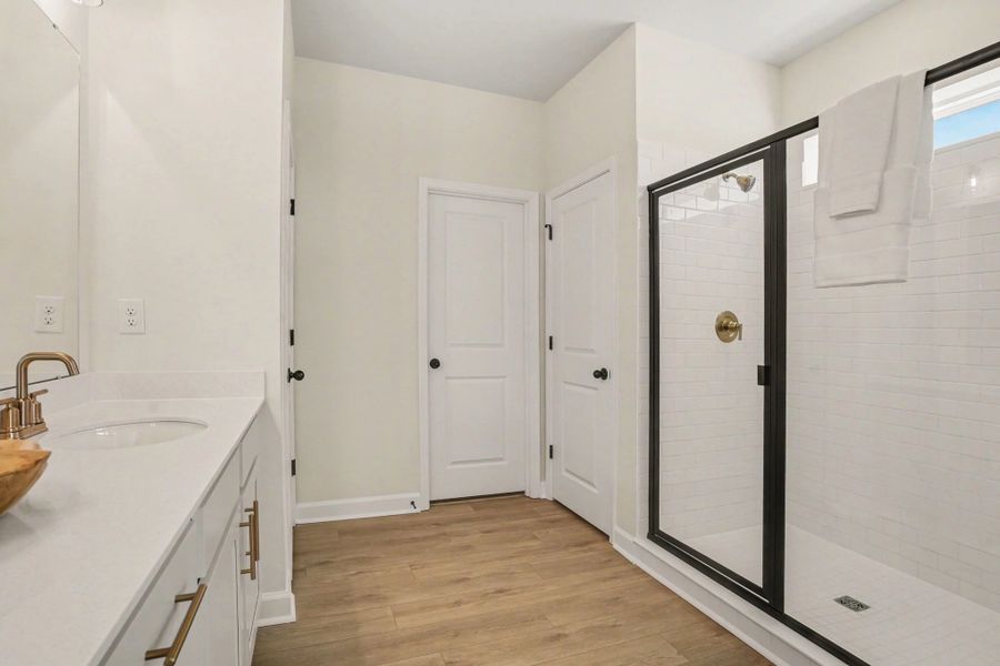 Furnished interior view inside a new home in Blue Heron Retreat, Little River (Image 25).