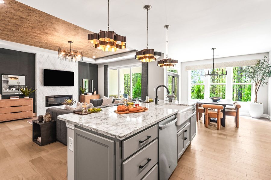 Representative furnished interior of a home built from the Maxwell by Fischer Homes in Easton Park, Dallas (Image 20).