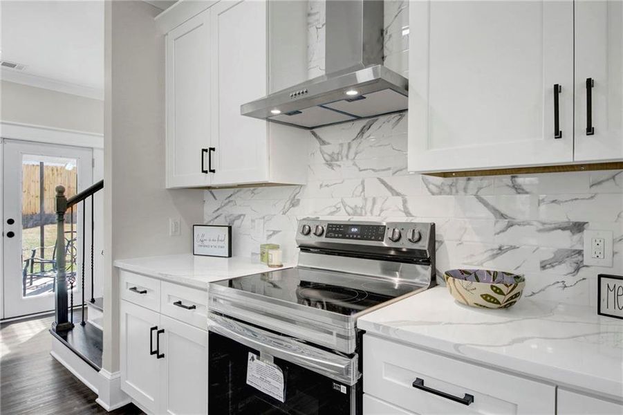 Furnished interior view inside a new home in , Atlanta (Image 17).
