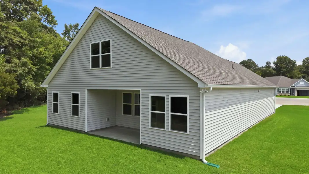 Exterior details and patio area of a home in Villa Grande, Winterville (Image 20).