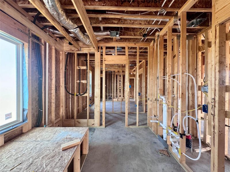 In-progress construction of a new home in Meridiana, Manvel, TX (Image 14).