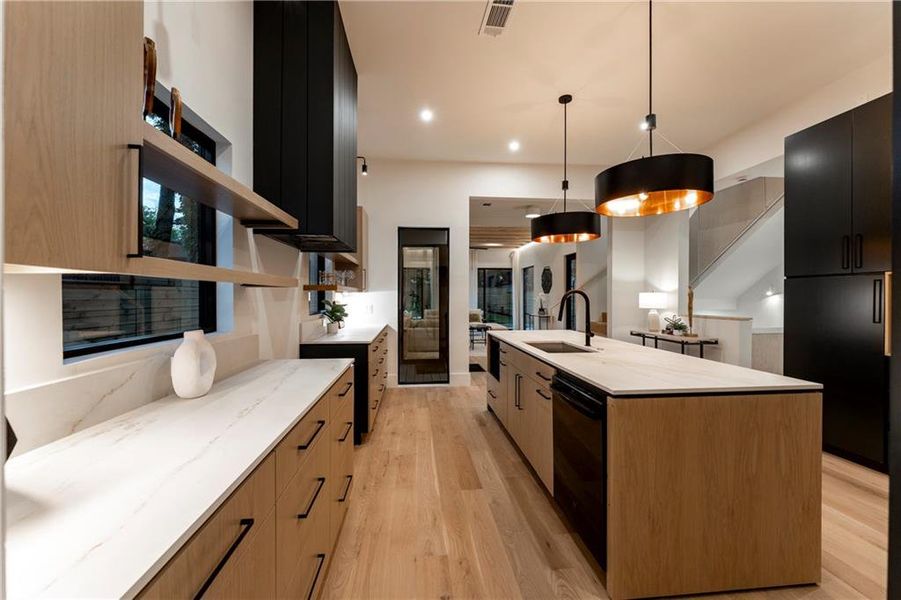 Furnished interior view inside a new home in , Atlanta (Image 65).