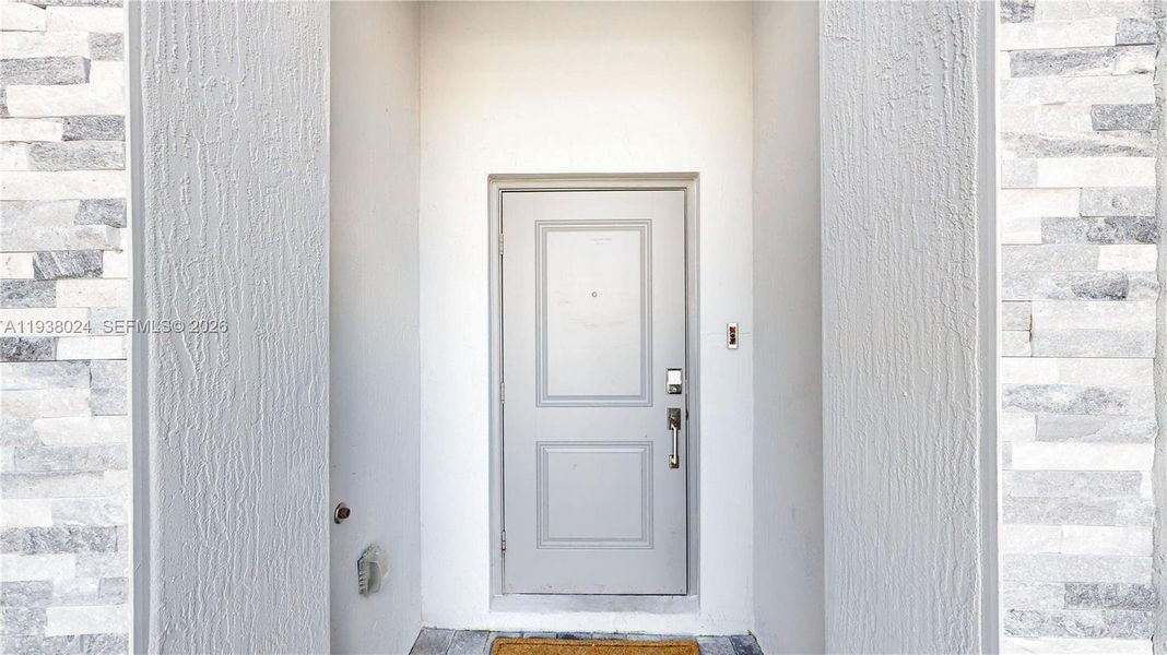 Exterior details and patio area of a home in , Homestead (Image 3). Exterior details and patio area of a home in , Homestead (Image 3).