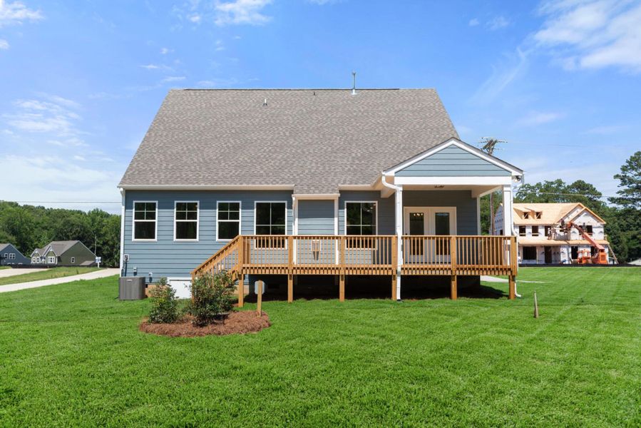 Exterior details and patio area of a home in Redland, Advance (Image 18). Exterior details and patio area of a home in Redland, Advance (Image 18).