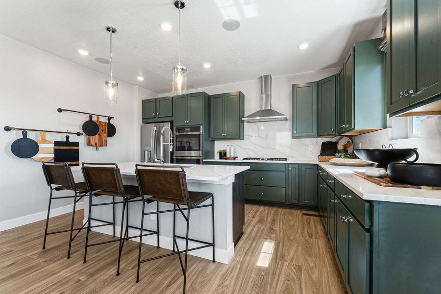 Representative furnished interior of a home built from the Windsor by Taylor Morrison in Macanta City Collection, Castle Rock (Image 13).