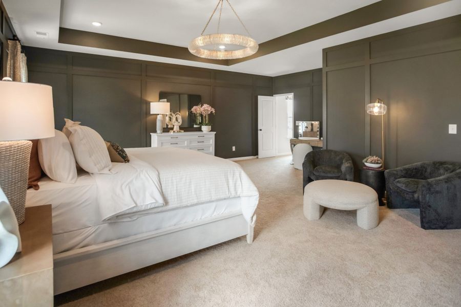 Furnished interior view inside a new home in The Oaks, Clarksville (Image 24). Furnished interior view inside a new home in The Oaks, Clarksville (Image 24).