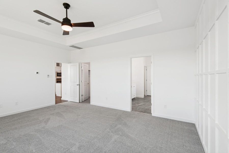 Secluded primary suite