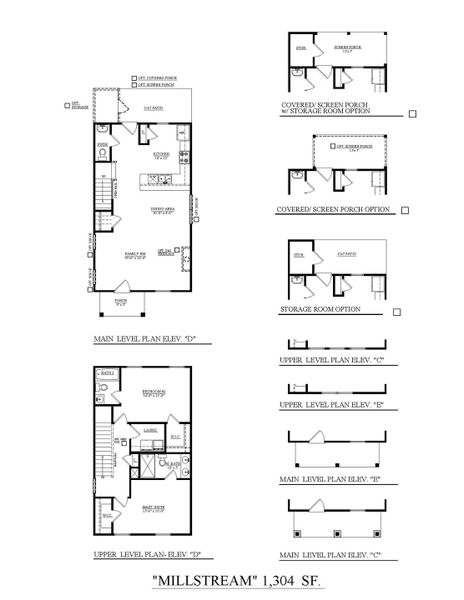 2D floor plan layout for the Millstream - Townhomes by Dream Finders Homes in Abbey Walk, Moncks Corner, SC (Image 3). 2D floor plan layout for the Millstream - Townhomes by Dream Finders Homes in Abbey Walk, Moncks Corner, SC (Image 3).