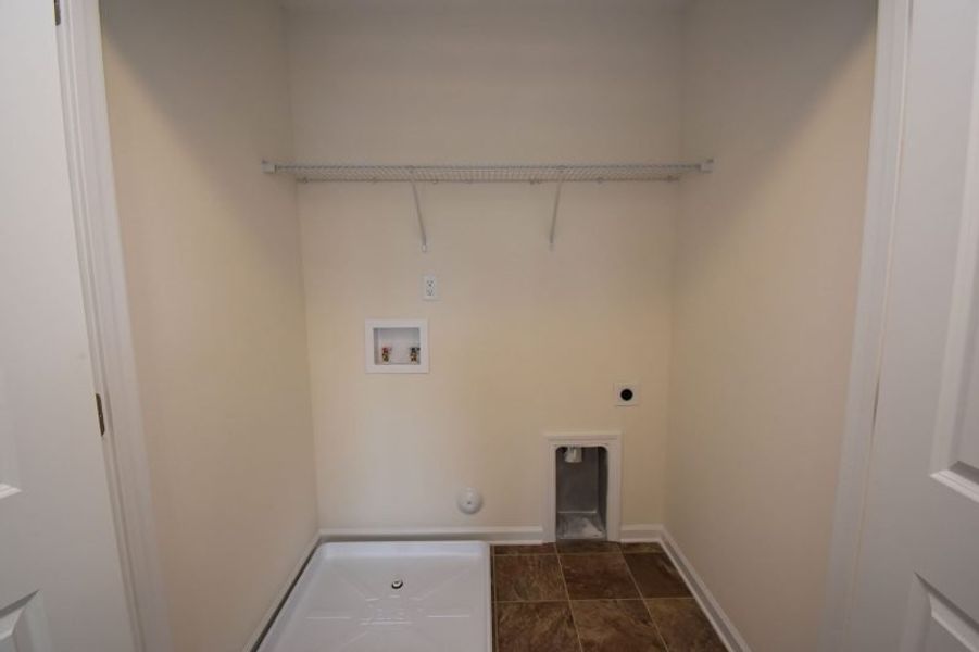 Representative unfurnished interior of a home built from the Irvine by Keystone Homes NC in Brassfield Meadows, Burlington (Image 66).