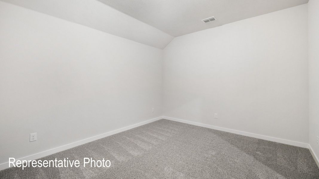 Furnished interior view inside a new home in Westridge Journey, McKinney (Image 16).