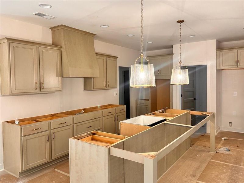 In-progress construction of a new home in , Carrollton, GA (Image 2).