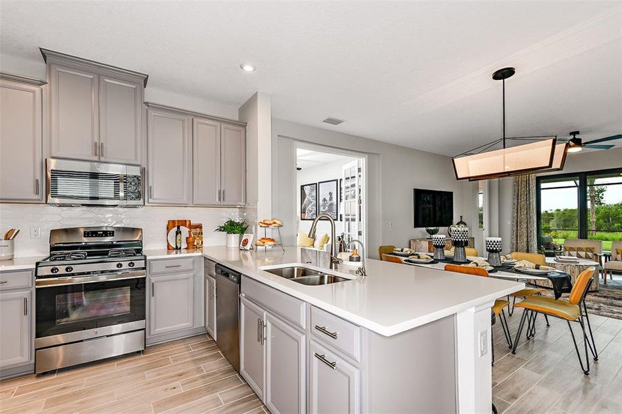 Furnished interior view inside a new home in Indigo Creek, Apollo Beach (Image 11).