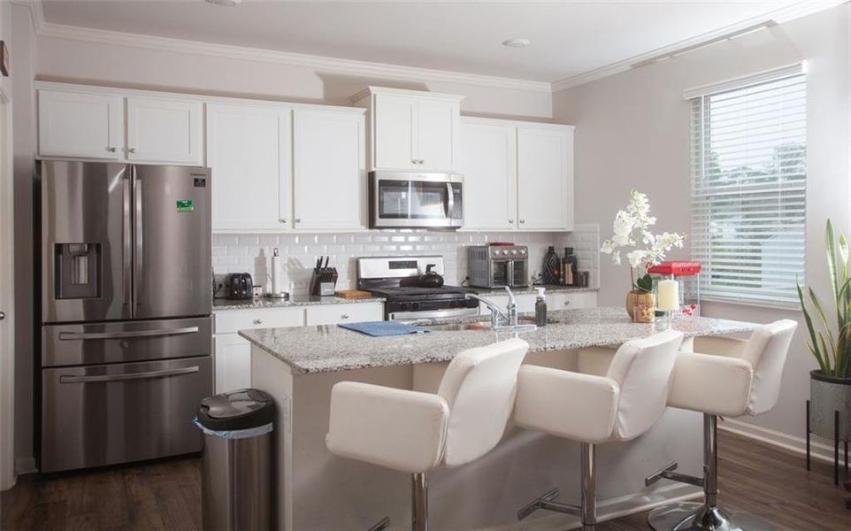 Furnished interior view inside a new home in , Braselton (Image 14).