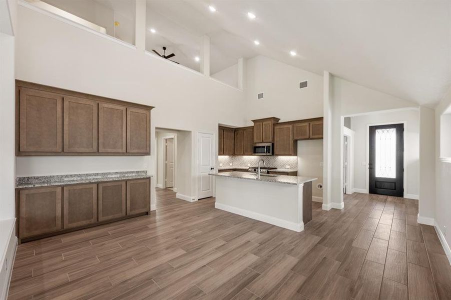 Furnished interior view inside a new home in Godley Ranch Classic, Godley (Image 9). Furnished interior view inside a new home in Godley Ranch Classic, Godley (Image 9).